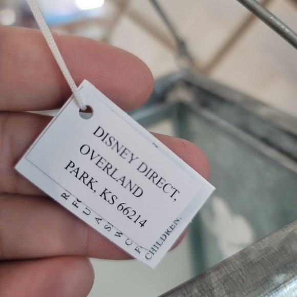 Disney Tinkerbell NWT Galvanized Metal Silhouette Candle Lanterns 9" set of 2. - Picture 10 of 10